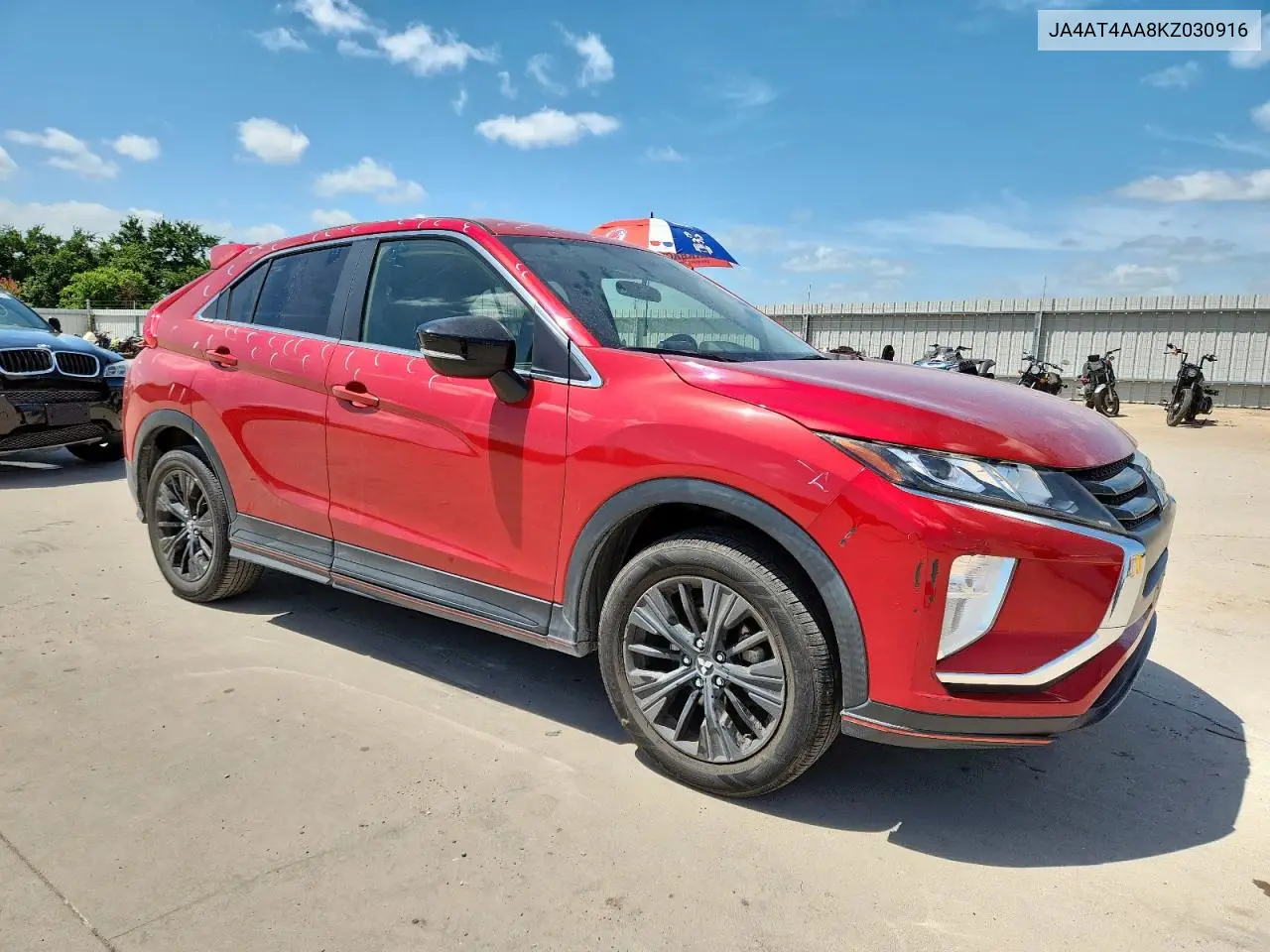 2019 Mitsubishi Eclipse Cross Le VIN: JA4AT4AA8KZ030916 Lot: 62850985