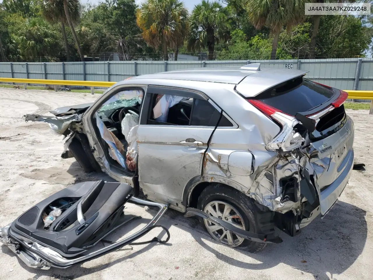 2019 Mitsubishi Eclipse Cross Es VIN: JA4AT3AA7KZ029248 Lot: 63052915