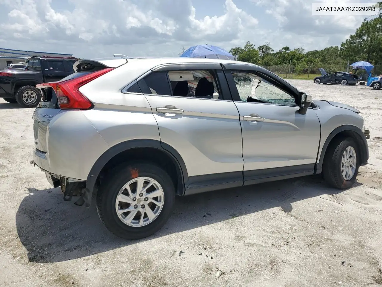 2019 Mitsubishi Eclipse Cross Es VIN: JA4AT3AA7KZ029248 Lot: 63052915