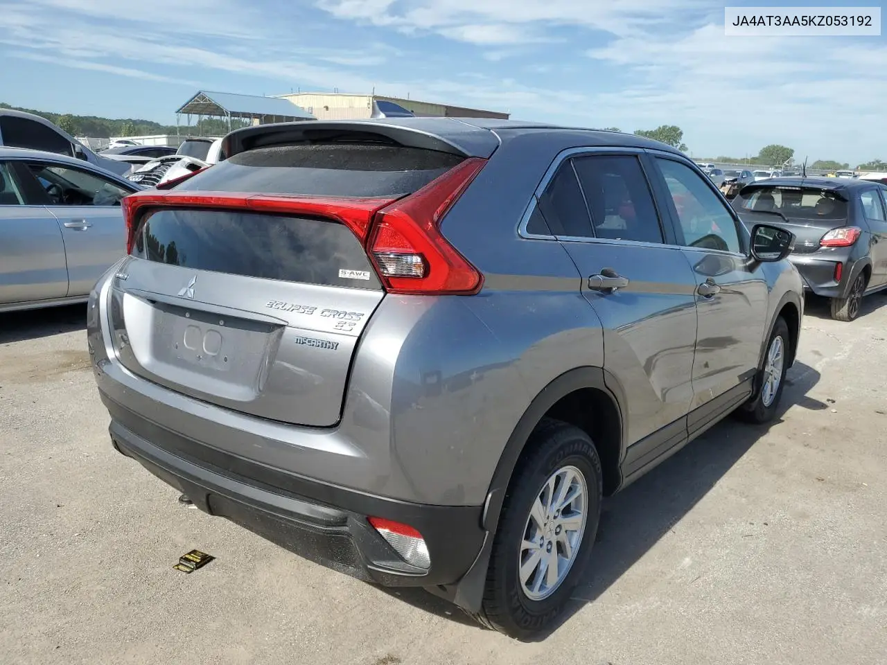 2019 Mitsubishi Eclipse Cross Es VIN: JA4AT3AA5KZ053192 Lot: 63070525