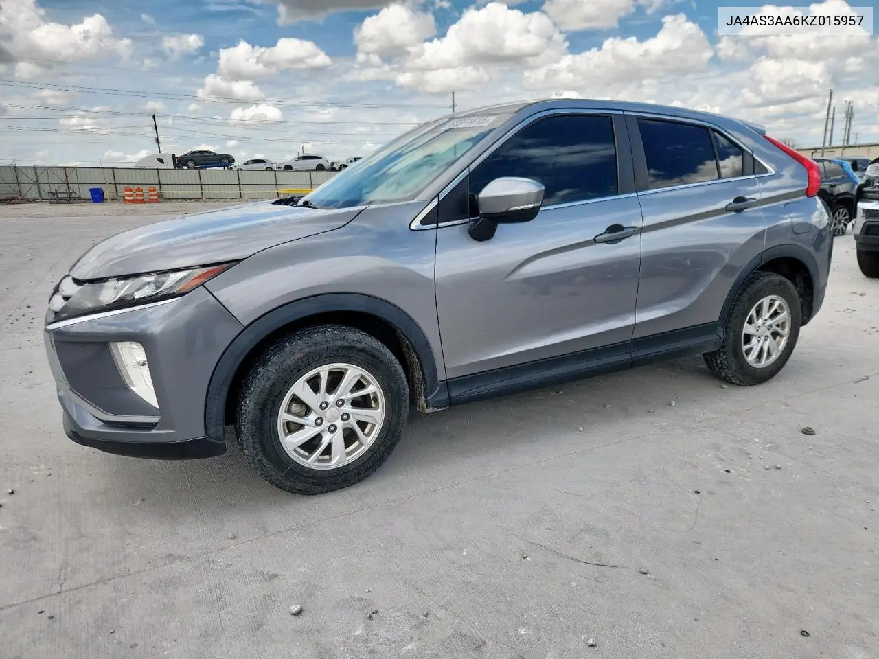 2019 Mitsubishi Eclipse Cross Es VIN: JA4AS3AA6KZ015957 Lot: 63071015