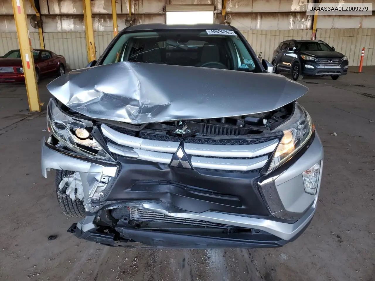 2020 Mitsubishi Eclipse Cross Es VIN: JA4AS3AA0LZ009279 Lot: 46590065