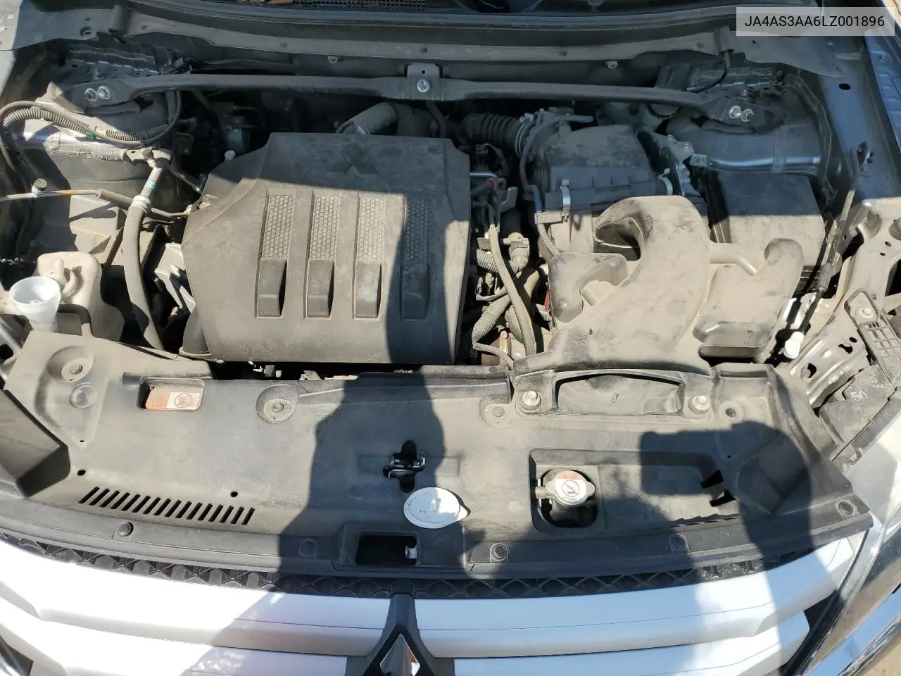 2020 Mitsubishi Eclipse Cross Es VIN: JA4AS3AA6LZ001896 Lot: 56390195