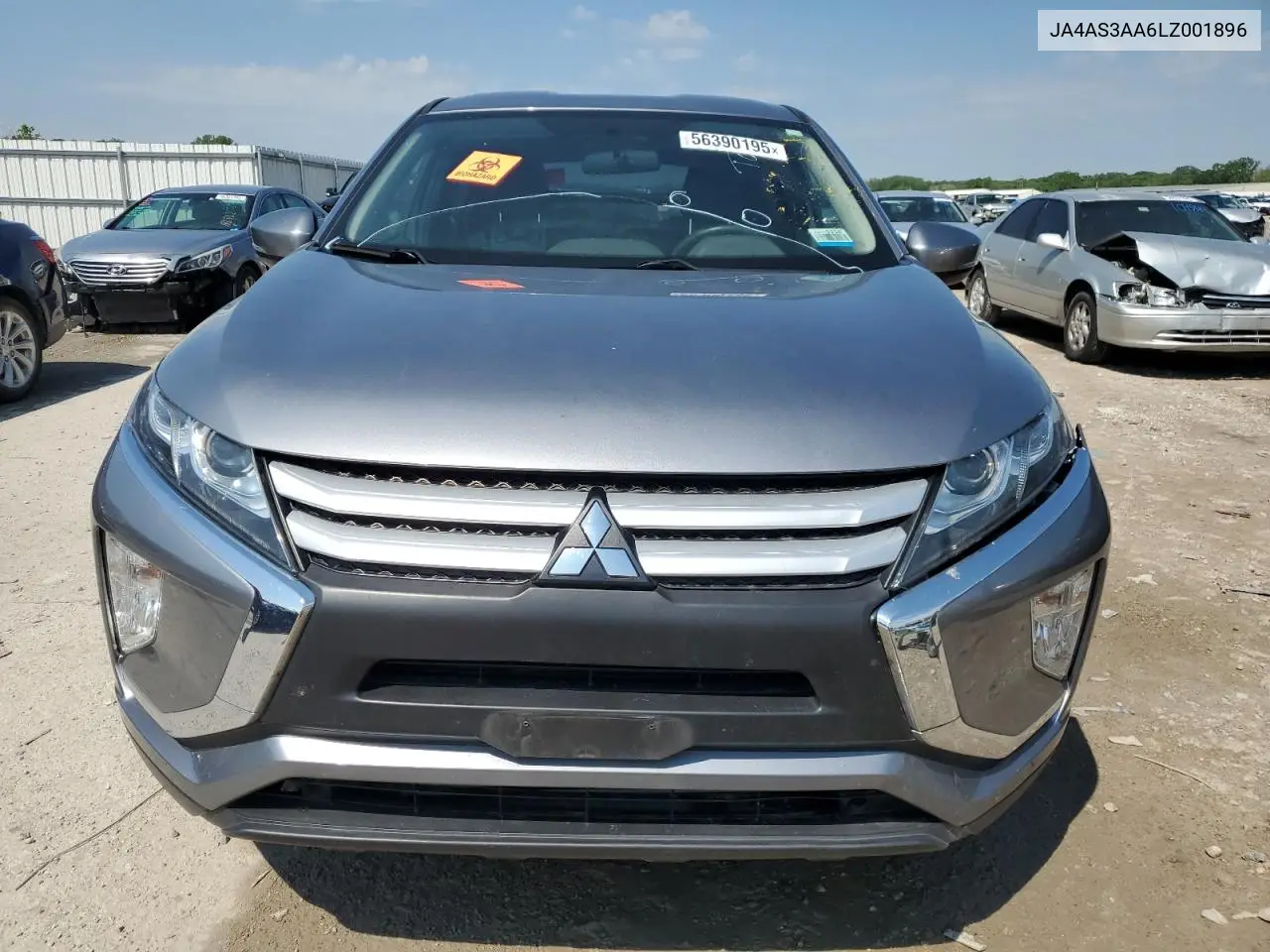 2020 Mitsubishi Eclipse Cross Es VIN: JA4AS3AA6LZ001896 Lot: 56390195