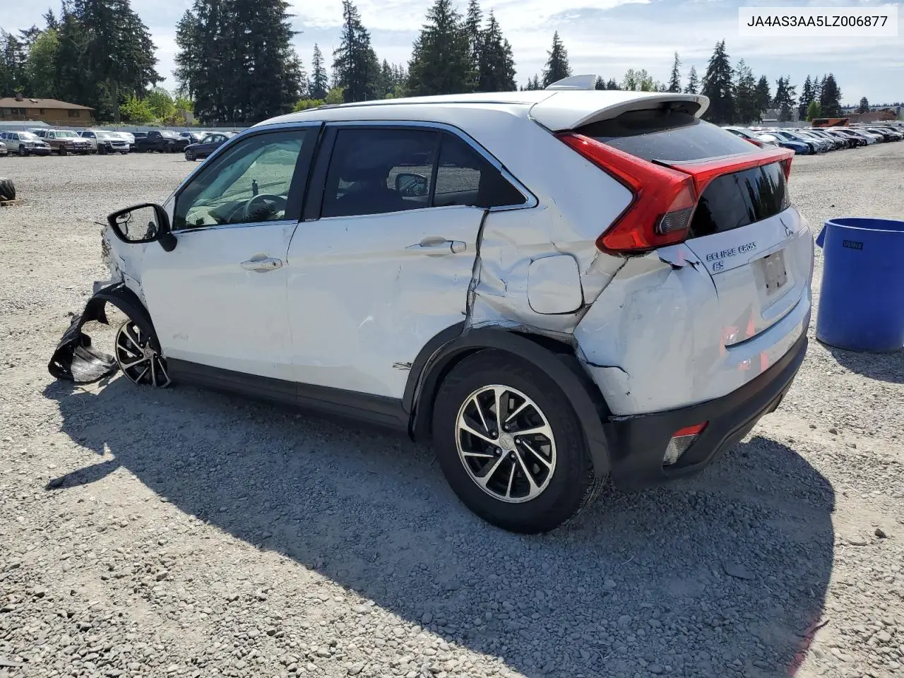 2020 Mitsubishi Eclipse Cross Es VIN: JA4AS3AA5LZ006877 Lot: 56543935