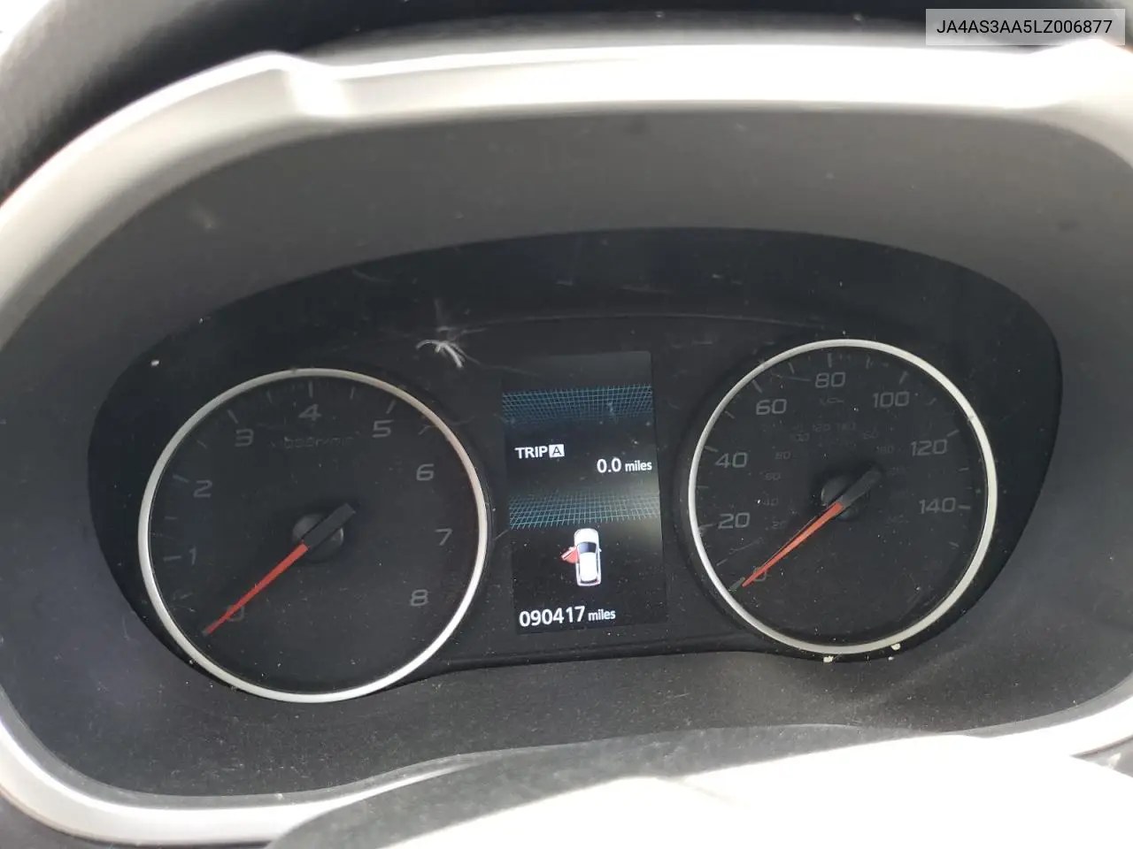 2020 Mitsubishi Eclipse Cross Es VIN: JA4AS3AA5LZ006877 Lot: 56543935