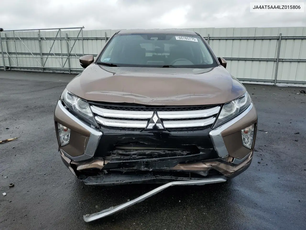 2020 Mitsubishi Eclipse Cross Se VIN: JA4AT5AA4LZ015806 Lot: 60785775