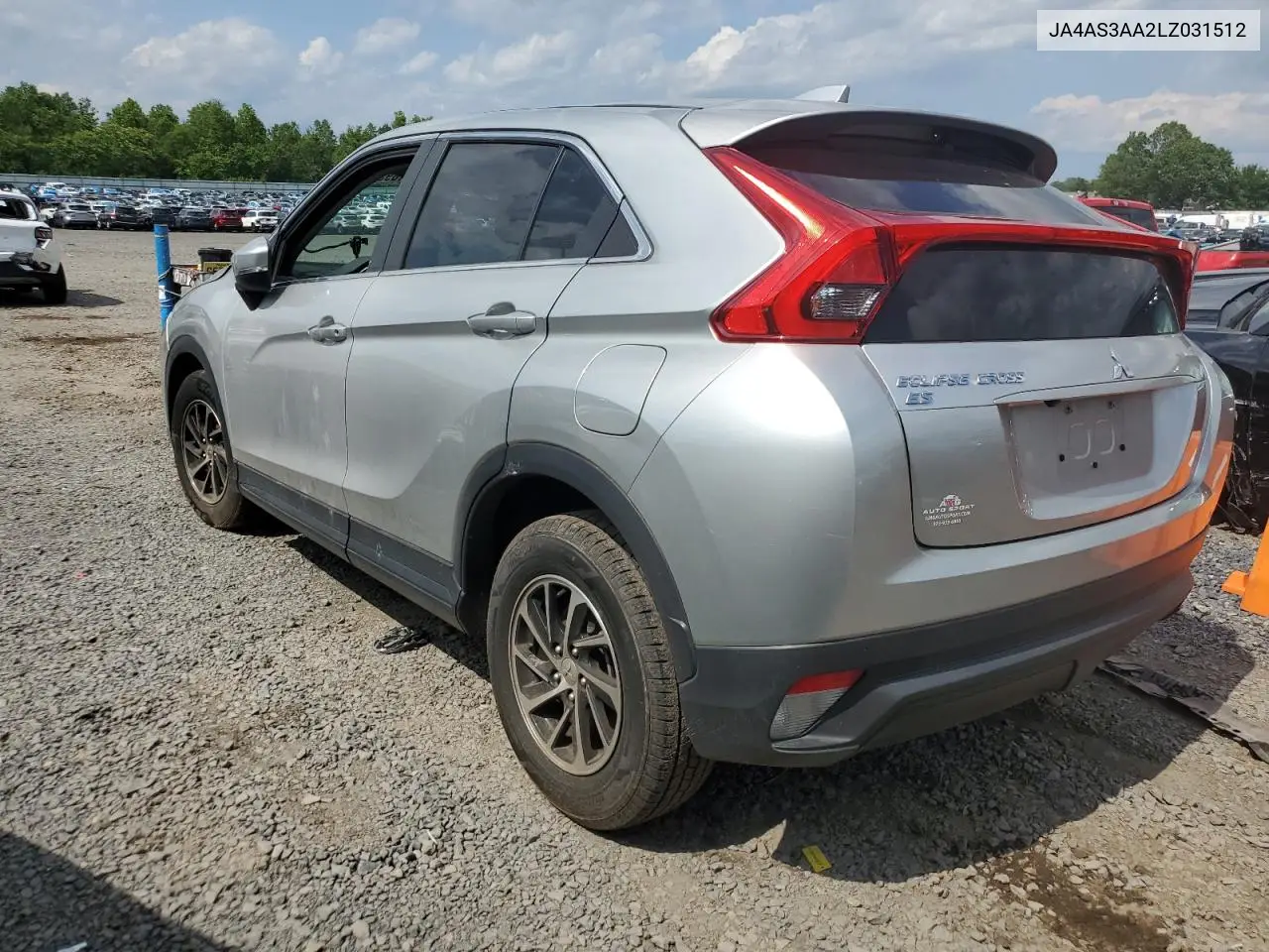 2020 Mitsubishi Eclipse Cross Es VIN: JA4AS3AA2LZ031512 Lot: 61895745