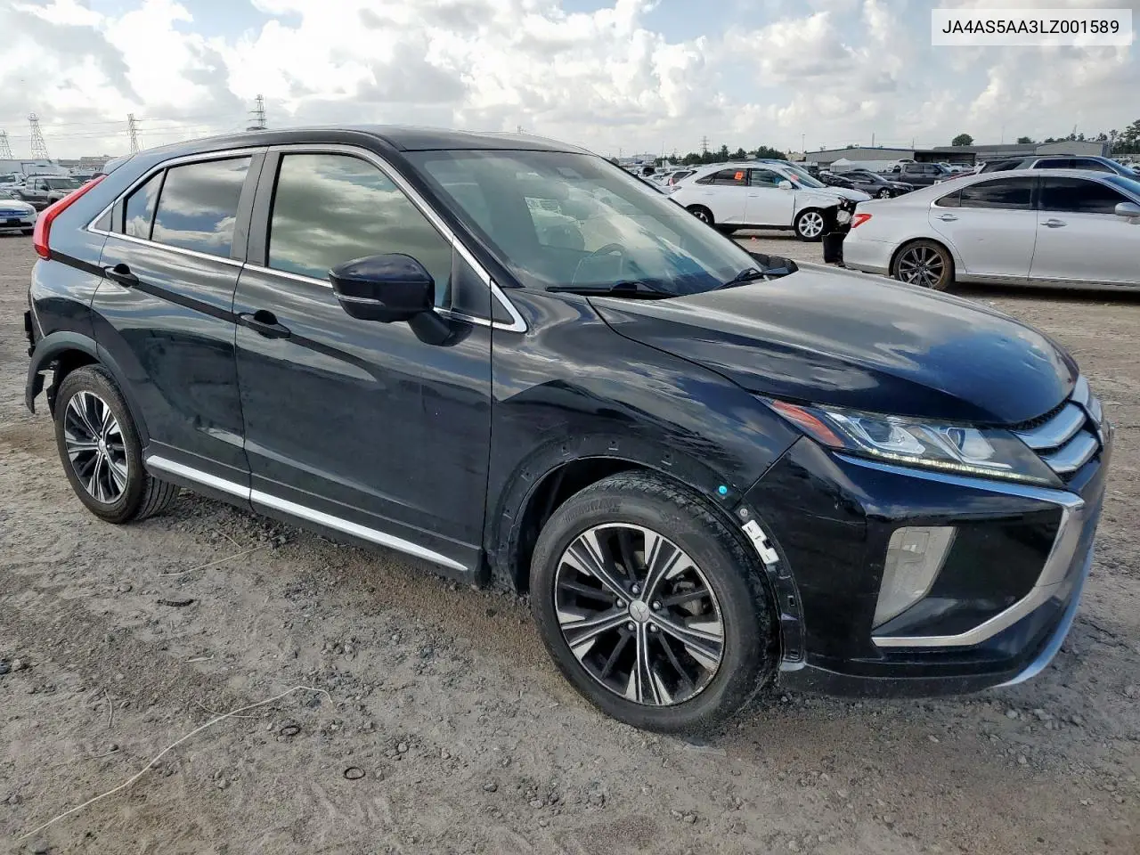2020 Mitsubishi Eclipse Cross VIN: JA4AS5AA3LZ001589 Lot: 61912645