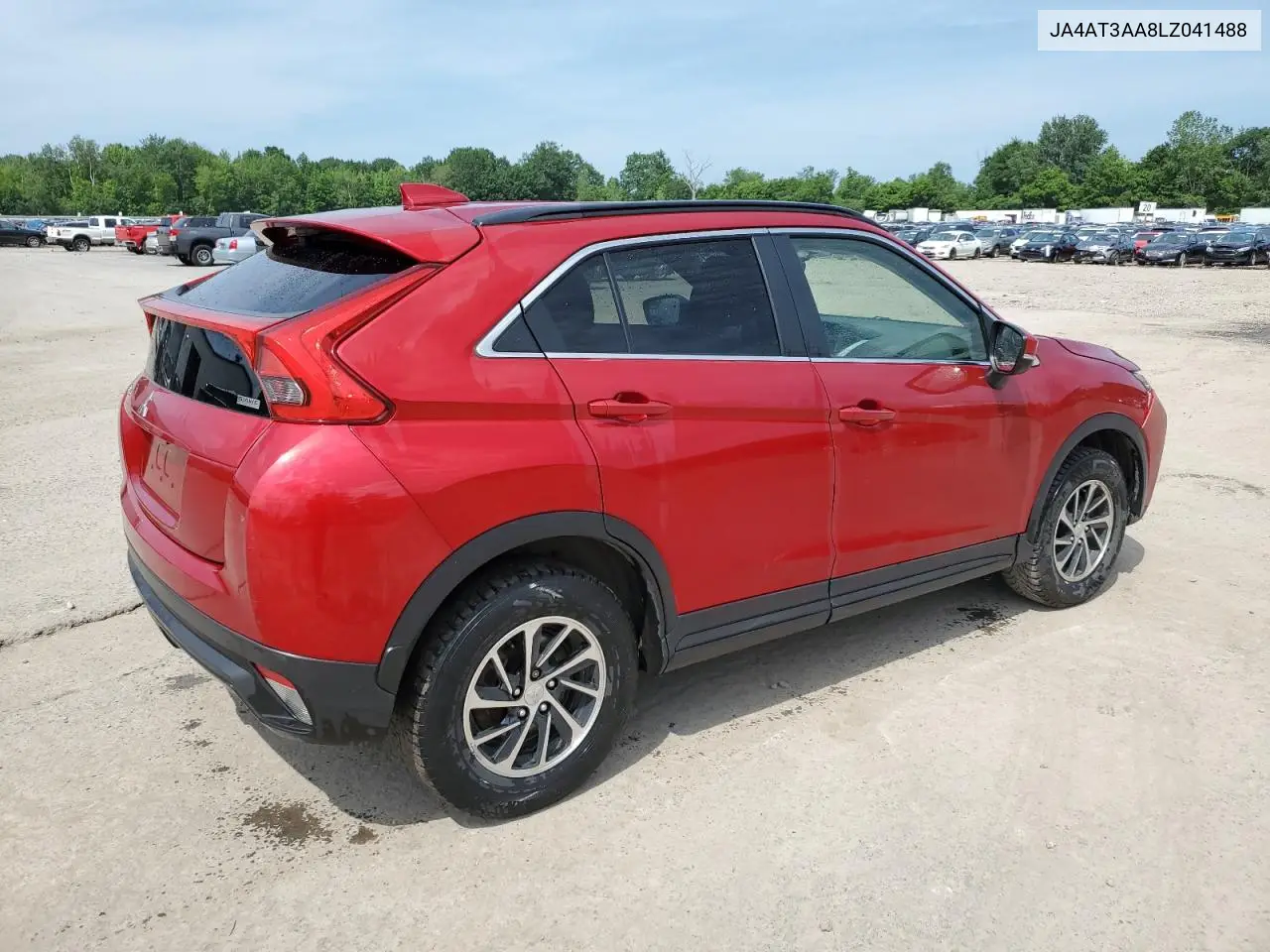 2020 Mitsubishi Eclipse Cross Es VIN: JA4AT3AA8LZ041488 Lot: 62351295