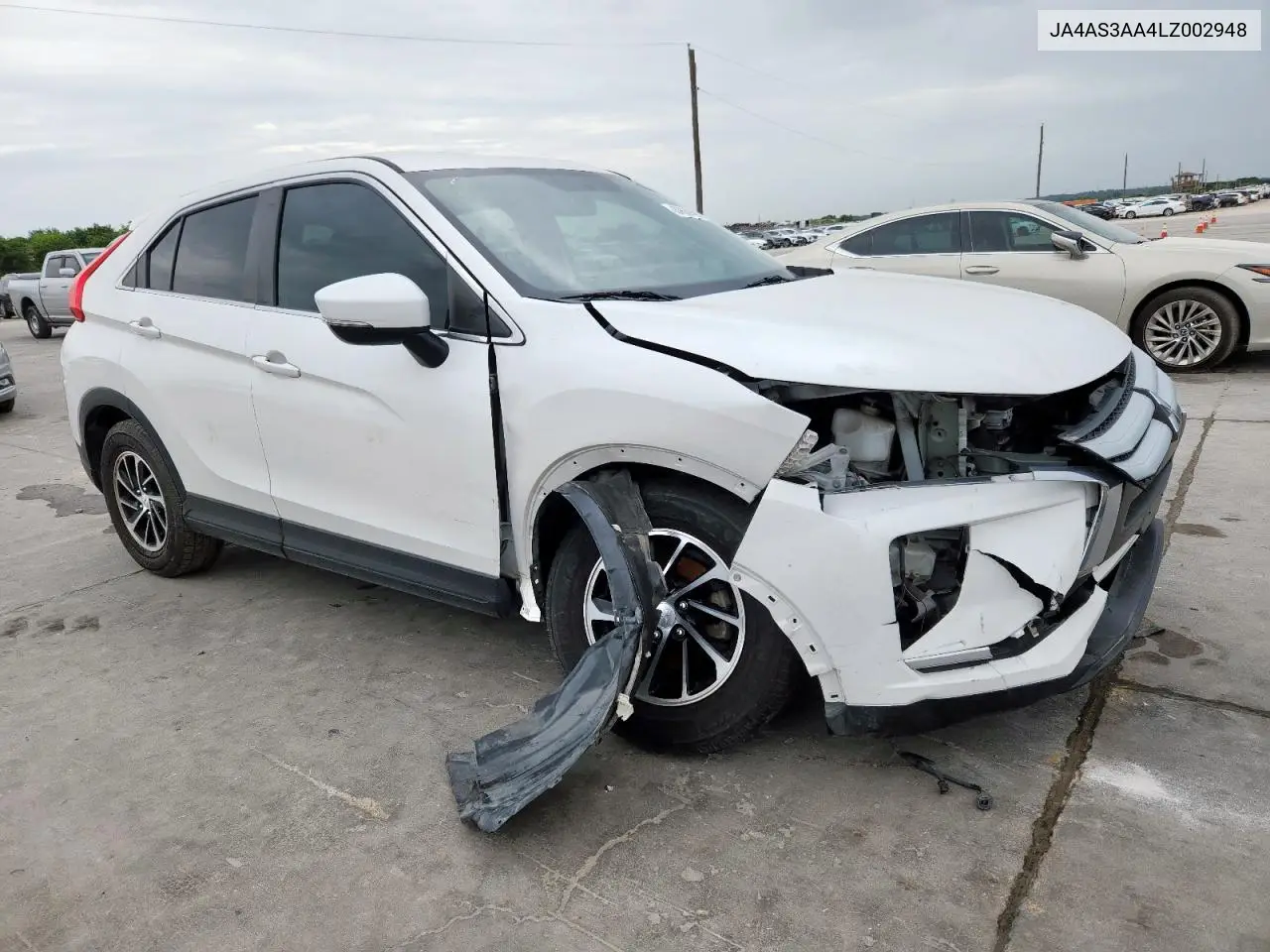 2020 Mitsubishi Eclipse Cross Es VIN: JA4AS3AA4LZ002948 Lot: 63639395