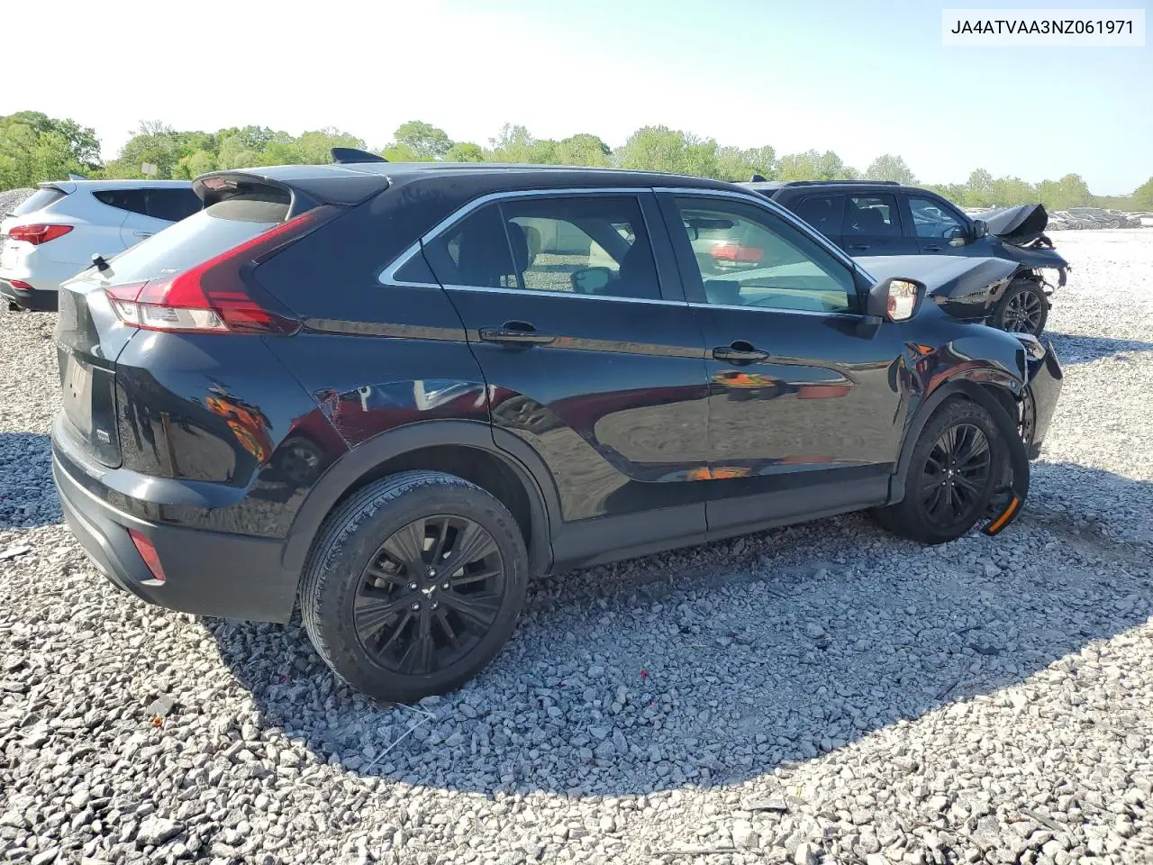 2022 Mitsubishi Eclipse Cross Le VIN: JA4ATVAA3NZ061971 Lot: 52570015