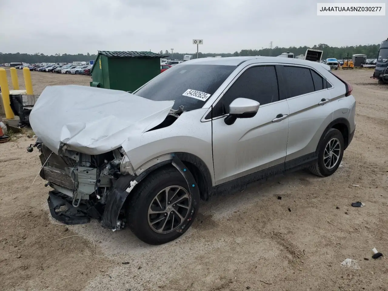 2022 Mitsubishi Eclipse Cross Es VIN: JA4ATUAA5NZ030277 Lot: 54392625