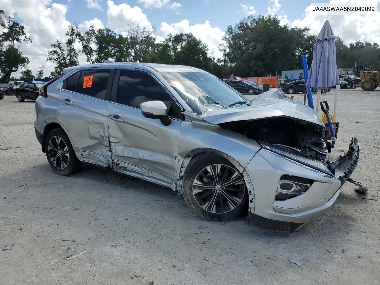 2022 Mitsubishi Eclipse Cross Se VIN: JA4ASWAA5NZ049099 Lot: 61863505