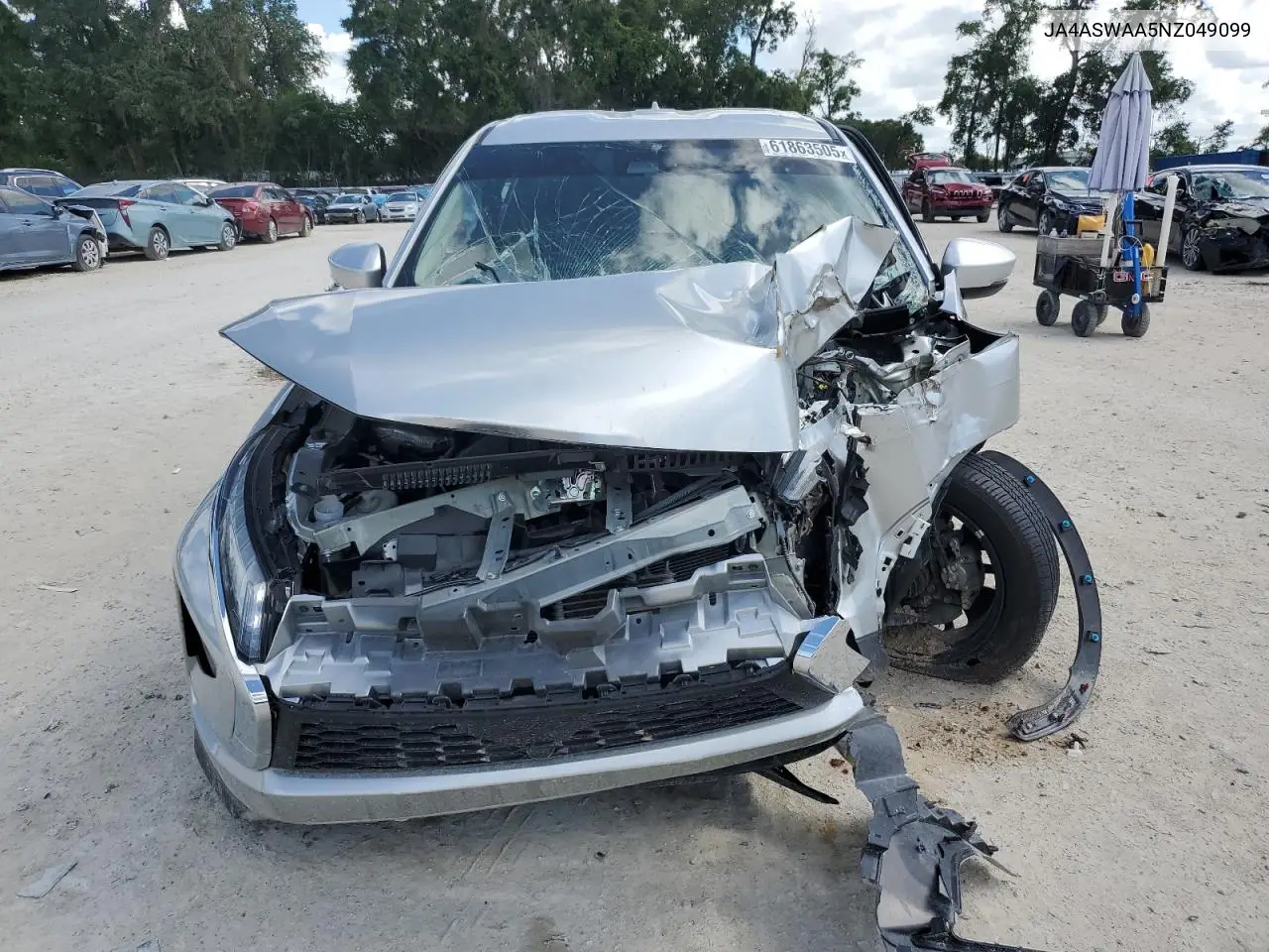 2022 Mitsubishi Eclipse Cross Se VIN: JA4ASWAA5NZ049099 Lot: 61863505