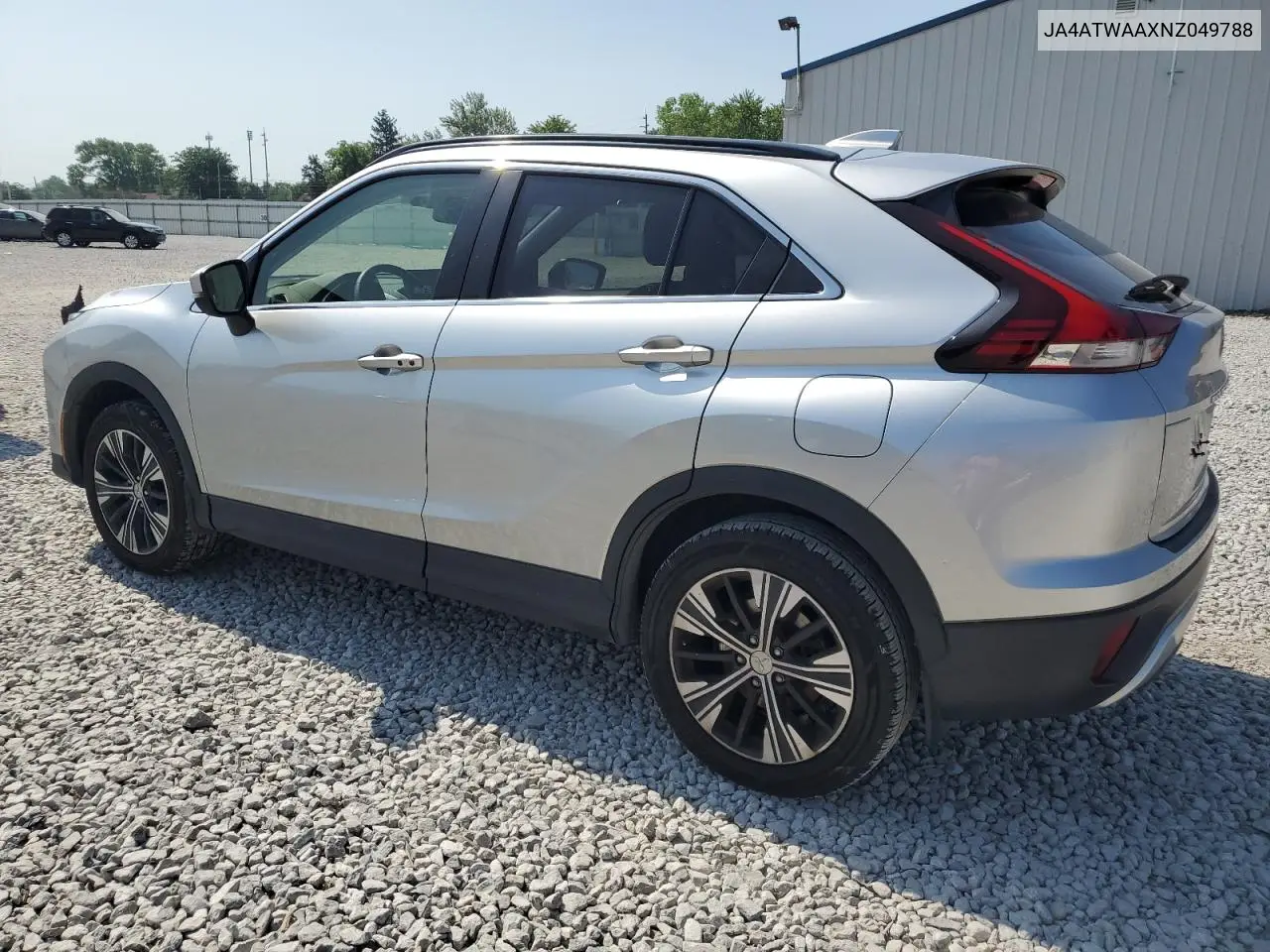 2022 Mitsubishi Eclipse Cross Se VIN: JA4ATWAAXNZ049788 Lot: 61927415