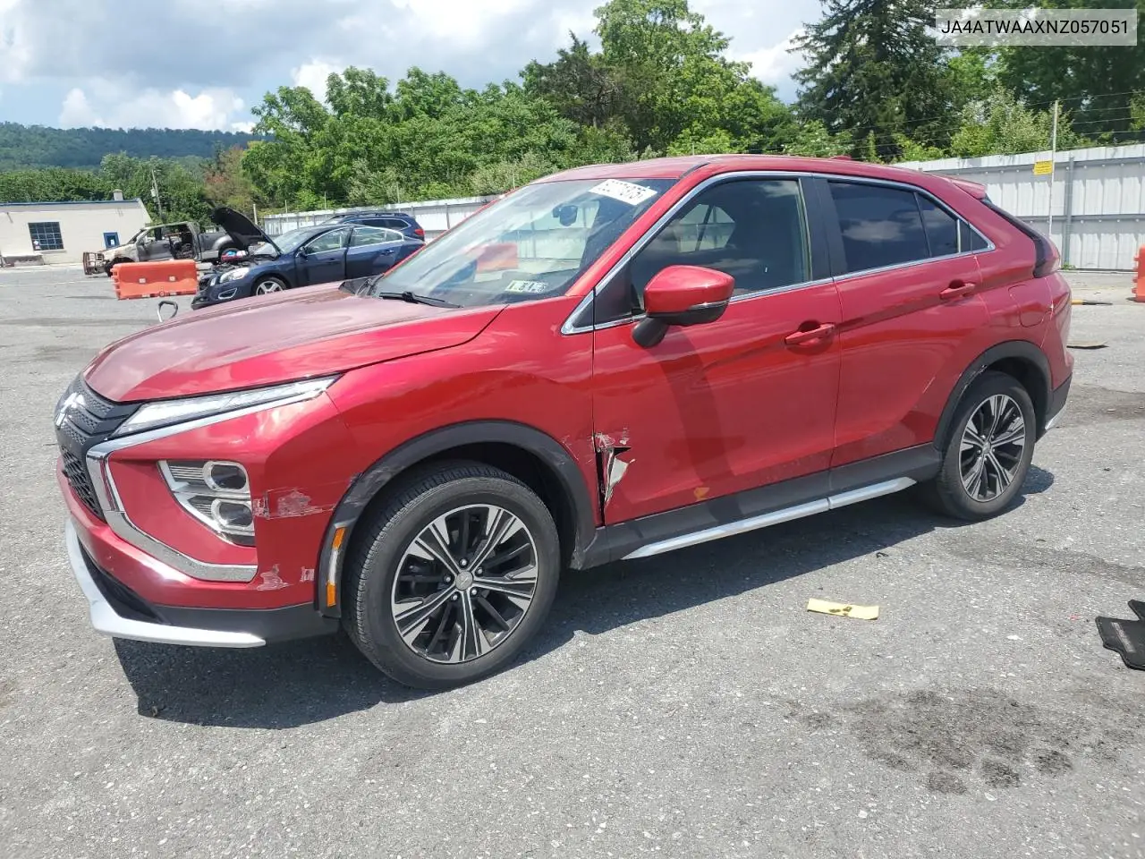 2022 Mitsubishi Eclipse Cross Se VIN: JA4ATWAAXNZ057051 Lot: 62271375
