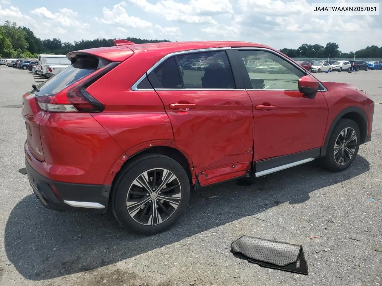 2022 Mitsubishi Eclipse Cross Se VIN: JA4ATWAAXNZ057051 Lot: 62271375