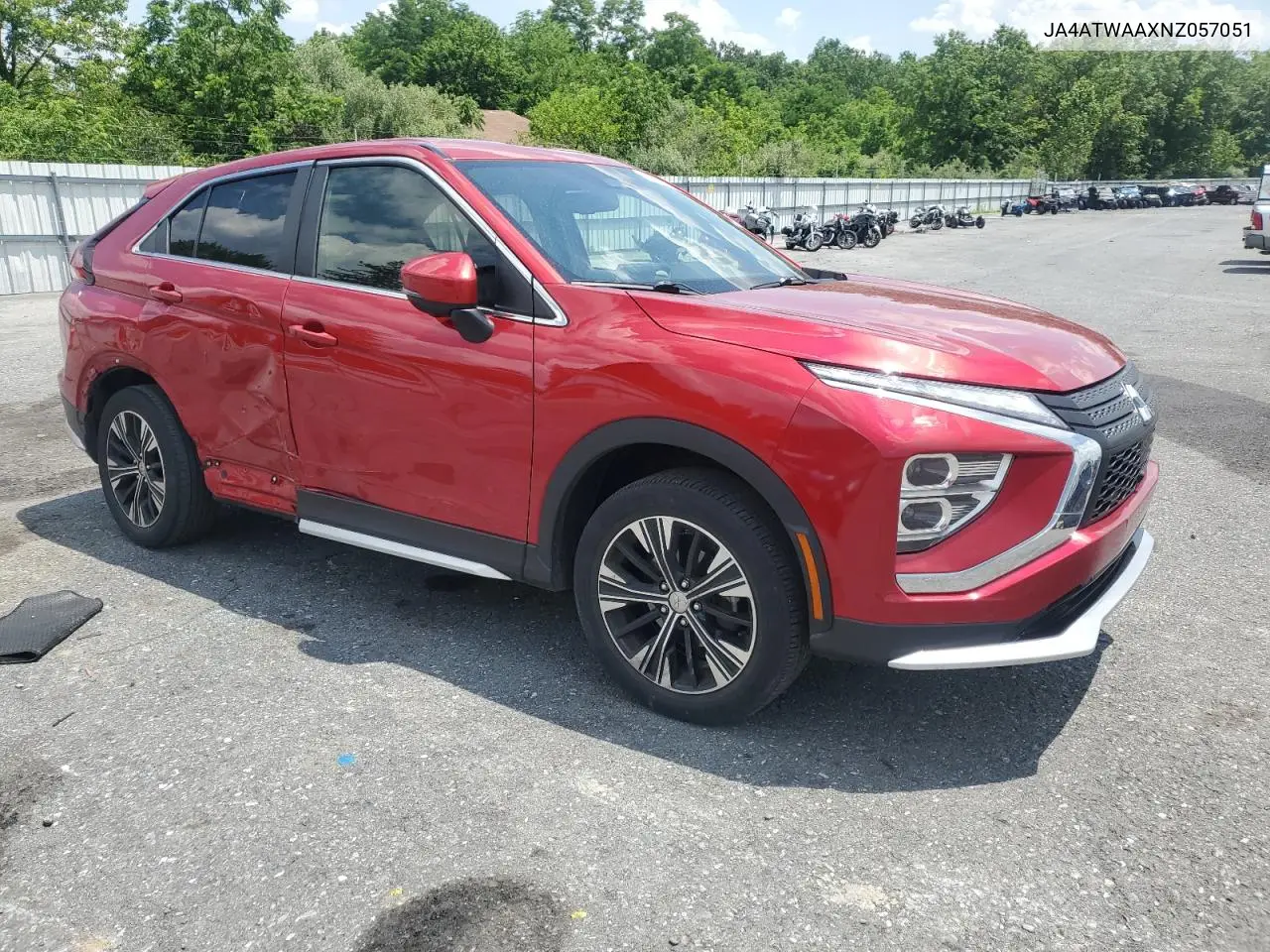 2022 Mitsubishi Eclipse Cross Se VIN: JA4ATWAAXNZ057051 Lot: 62271375