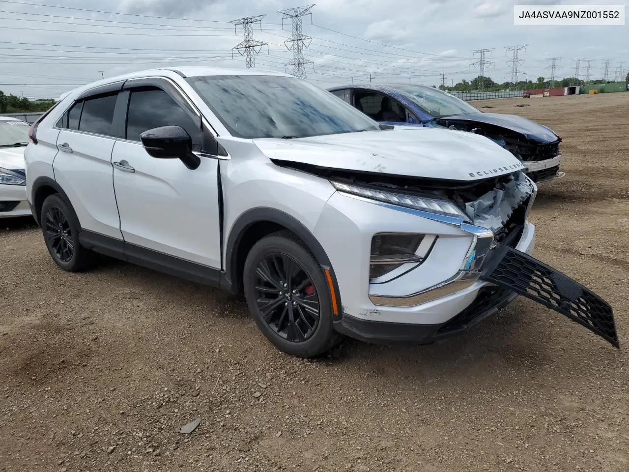 2022 Mitsubishi Eclipse Cross Le VIN: JA4ASVAA9NZ001552 Lot: 62358435