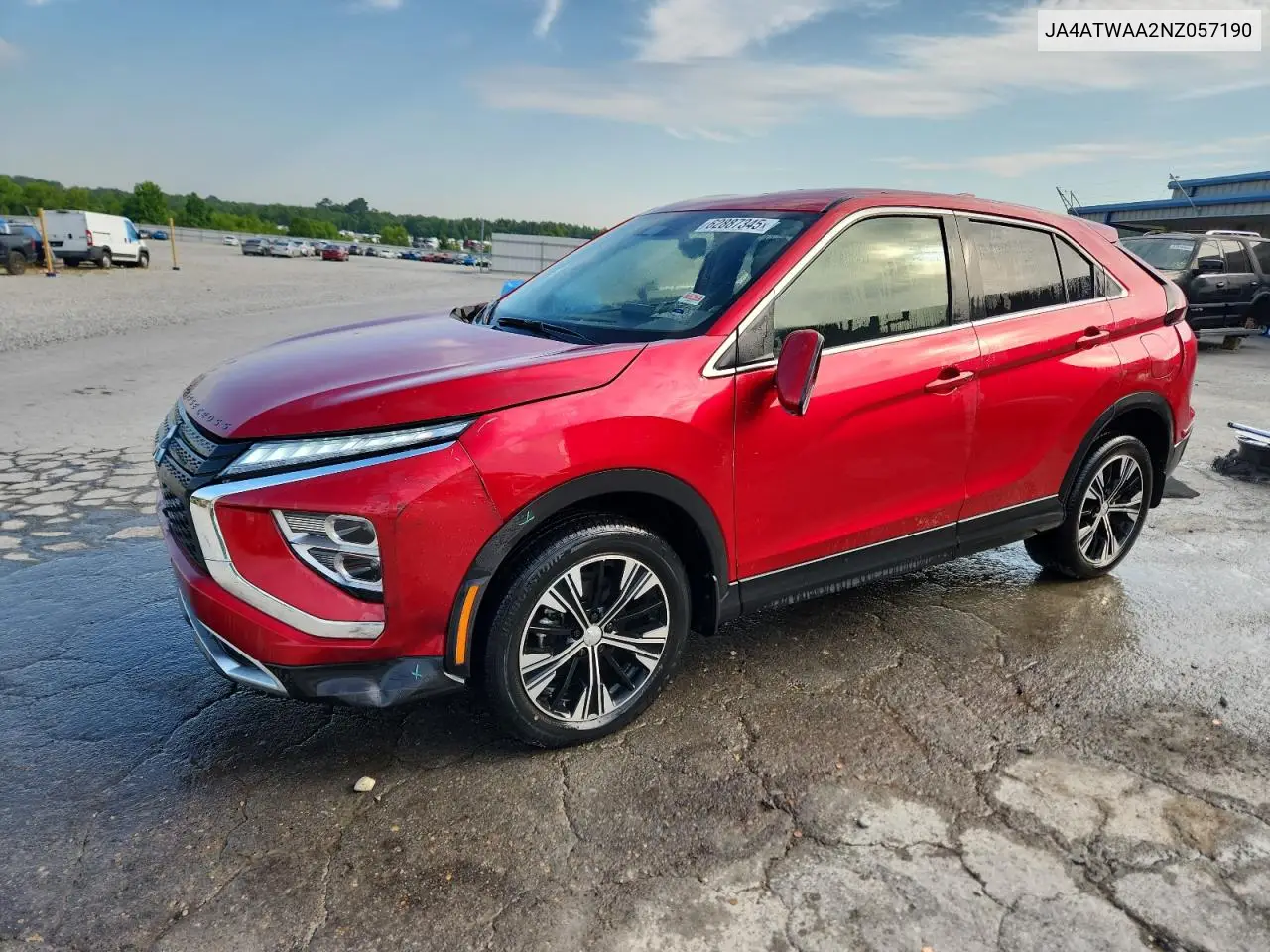 2022 Mitsubishi Eclipse Cross Se VIN: JA4ATWAA2NZ057190 Lot: 62887345