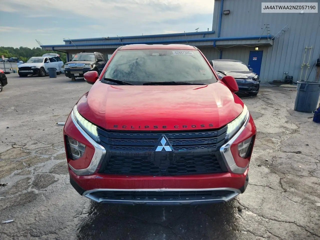 2022 Mitsubishi Eclipse Cross Se VIN: JA4ATWAA2NZ057190 Lot: 62887345