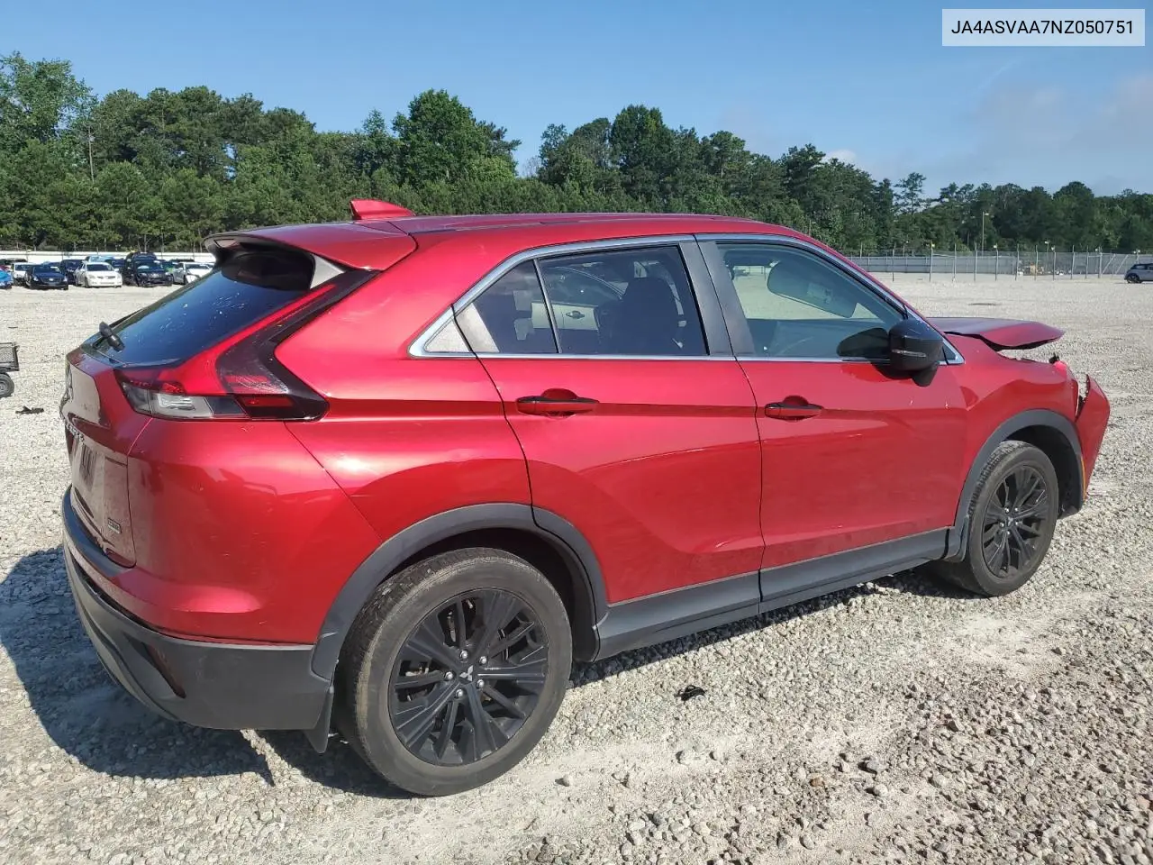 2022 Mitsubishi Eclipse Cross Le VIN: JA4ASVAA7NZ050751 Lot: 62955885