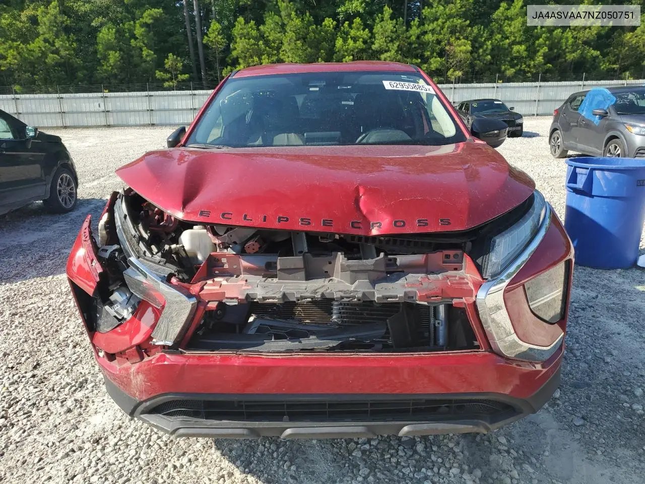 2022 Mitsubishi Eclipse Cross Le VIN: JA4ASVAA7NZ050751 Lot: 62955885