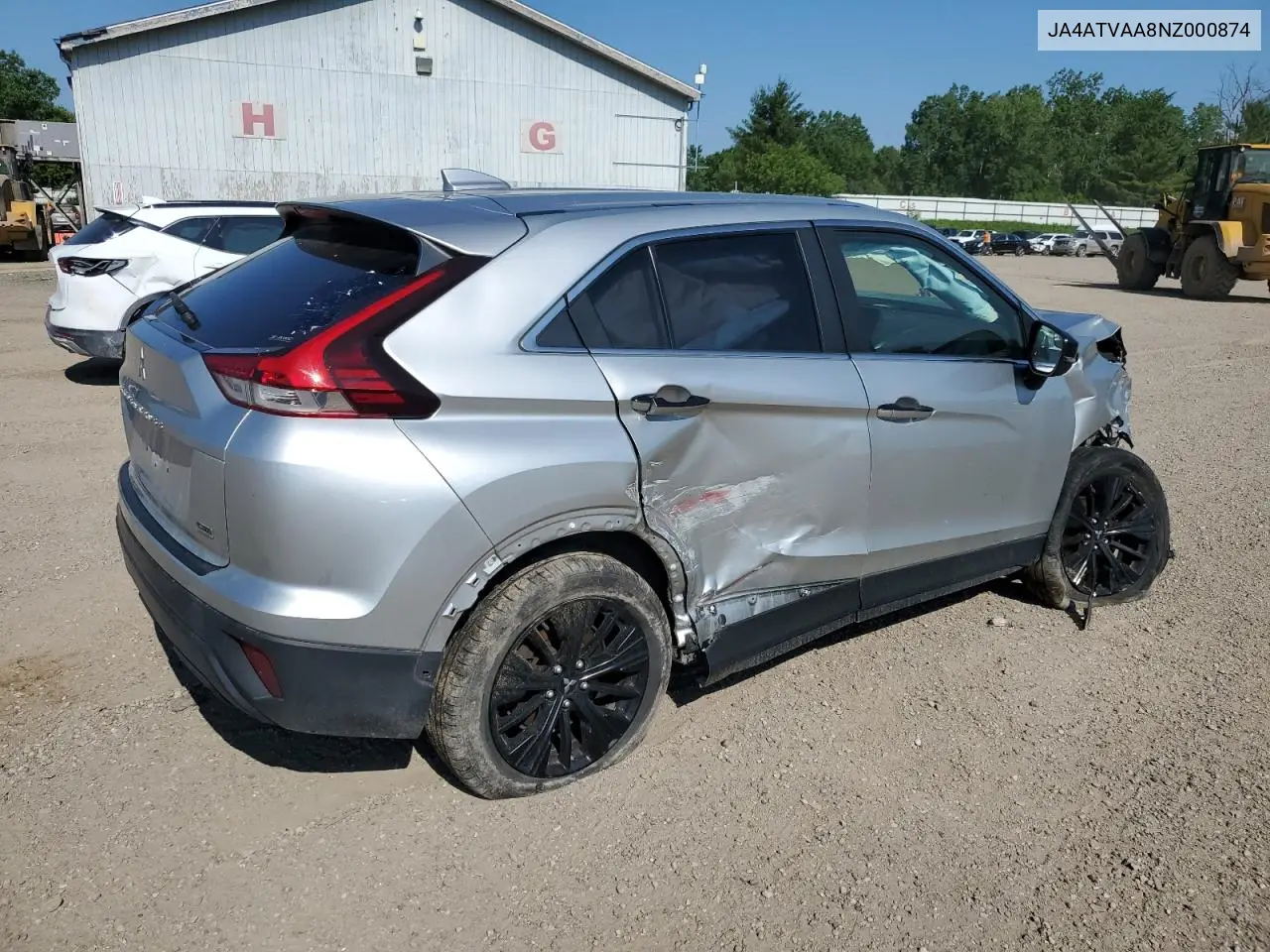 2022 Mitsubishi Eclipse Cross Le VIN: JA4ATVAA8NZ000874 Lot: 62994145