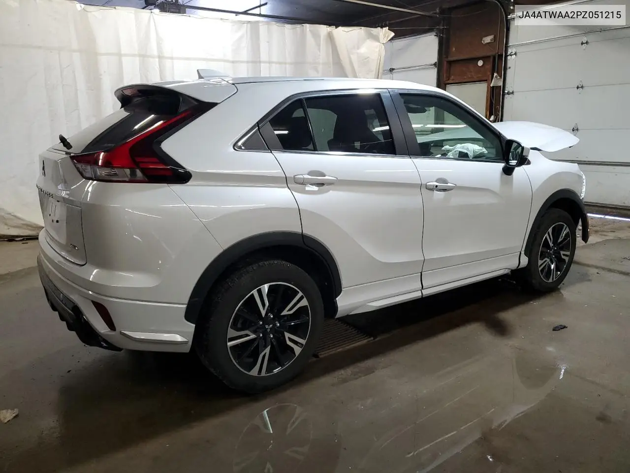2023 Mitsubishi Eclipse Cross Se VIN: JA4ATWAA2PZ051215 Lot: 61580235