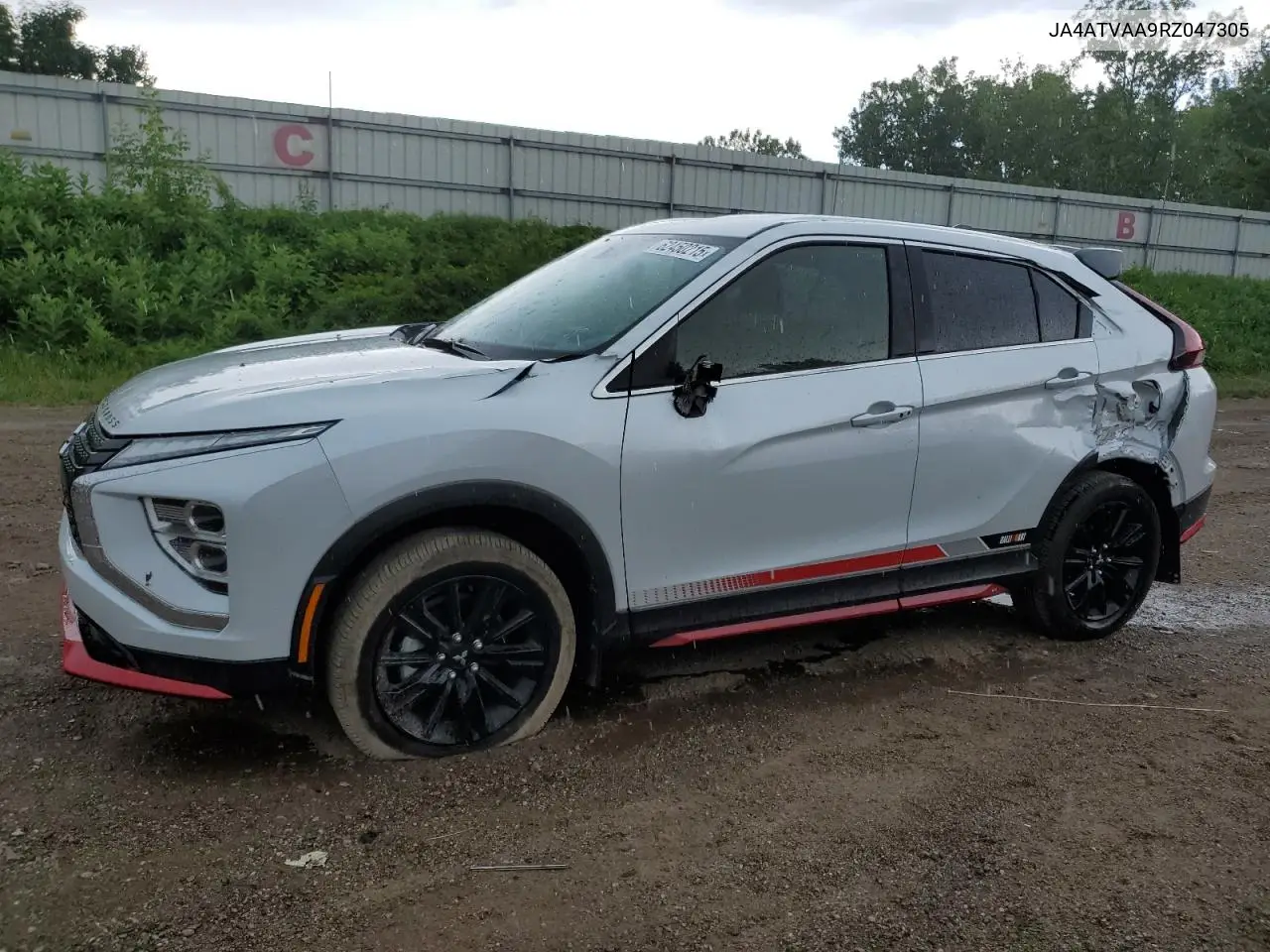 2024 Mitsubishi Eclipse Cross Le VIN: JA4ATVAA9RZ047305 Lot: 62450215