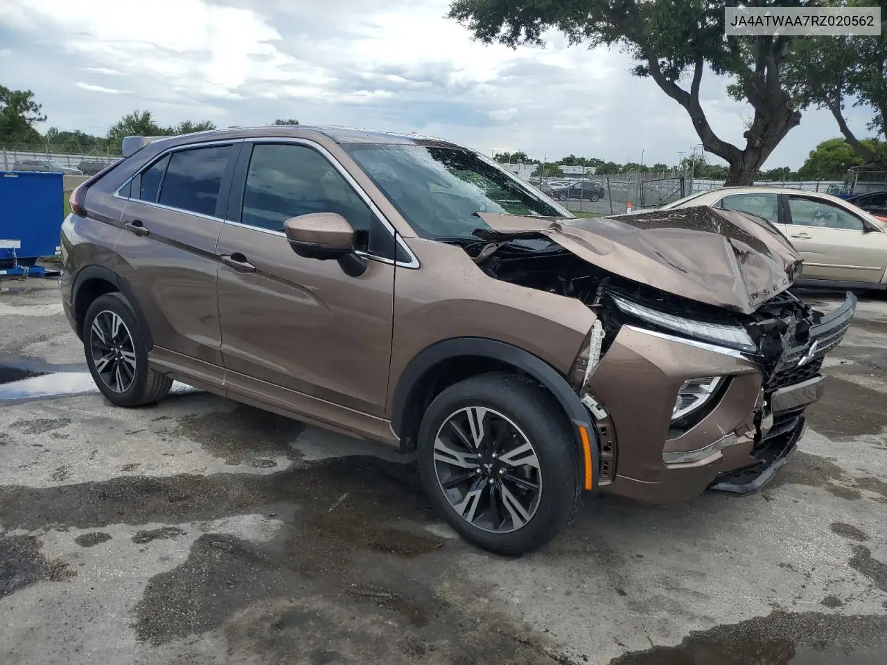 2024 Mitsubishi Eclipse Cross Se VIN: JA4ATWAA7RZ020562 Lot: 62560425