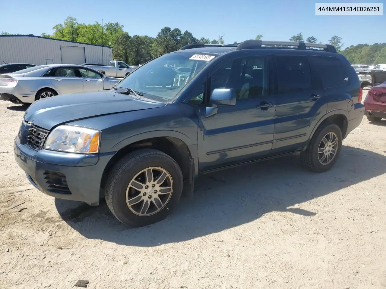 2004 Mitsubishi Endeavor Limited VIN: 4A4MM41S14E026251 Lot: 53140195