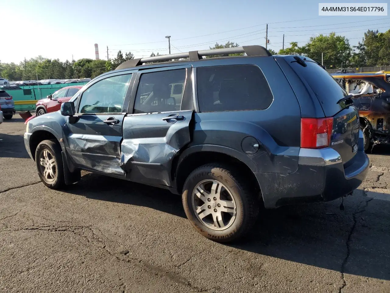 2004 Mitsubishi Endeavor Xls VIN: 4A4MM31S64E017796 Lot: 59581375