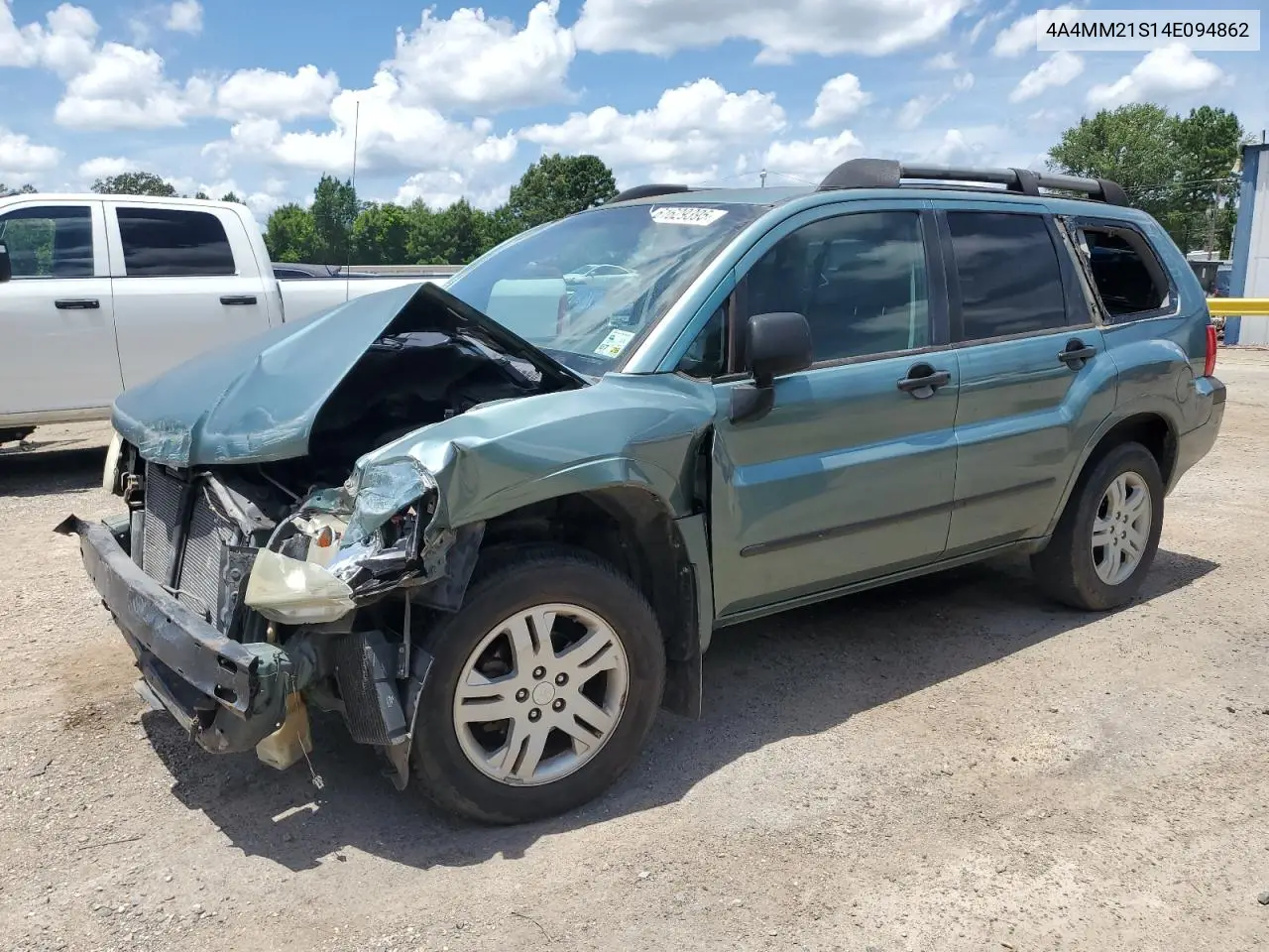 2004 Mitsubishi Endeavor Ls VIN: 4A4MM21S14E094862 Lot: 61629395