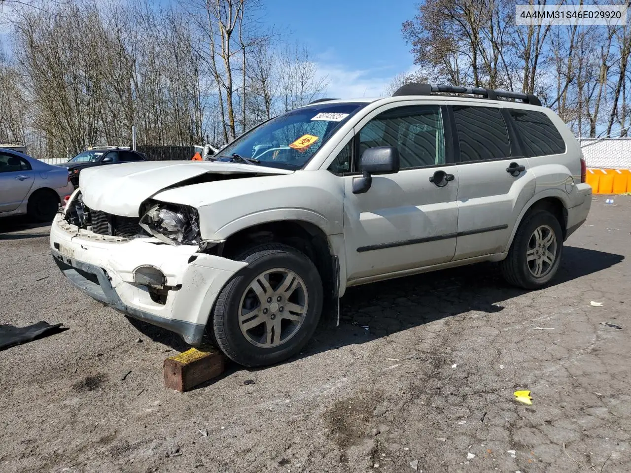 2006 Mitsubishi Endeavor Ls VIN: 4A4MM31S46E029920 Lot: 50743625