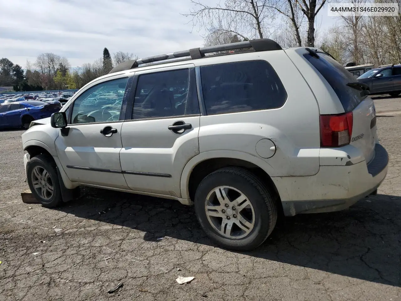 2006 Mitsubishi Endeavor Ls VIN: 4A4MM31S46E029920 Lot: 50743625