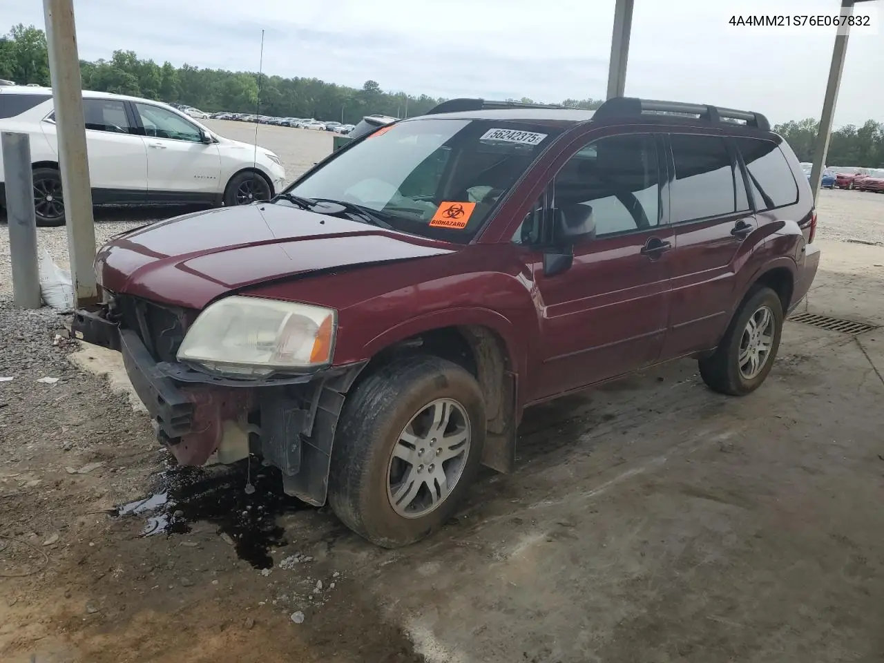 2006 Mitsubishi Endeavor Ls VIN: 4A4MM21S76E067832 Lot: 56242375