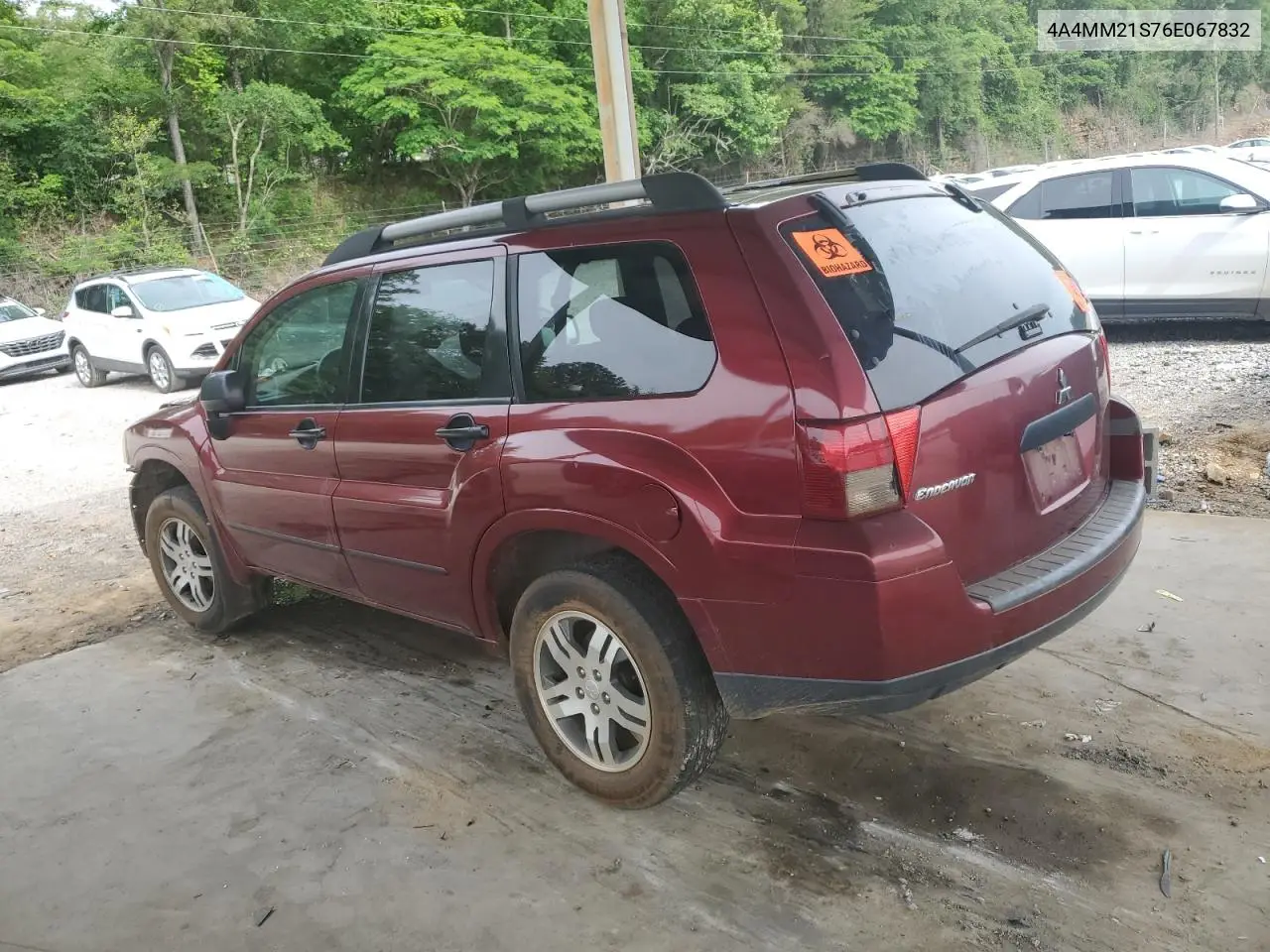2006 Mitsubishi Endeavor Ls VIN: 4A4MM21S76E067832 Lot: 56242375