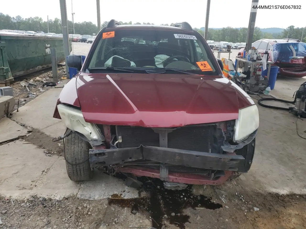2006 Mitsubishi Endeavor Ls VIN: 4A4MM21S76E067832 Lot: 56242375
