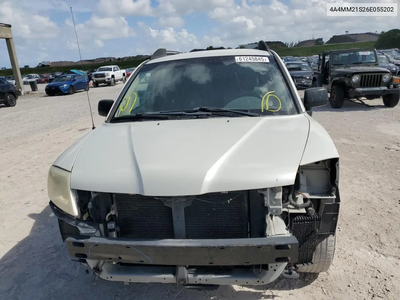 2006 Mitsubishi Endeavor Ls VIN: 4A4MM21S26E055202 Lot: 61245845