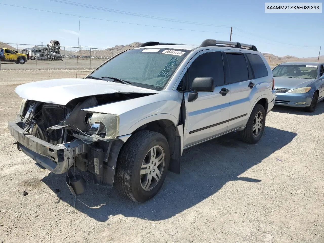 2006 Mitsubishi Endeavor Ls VIN: 4A4MM21SX6E039393 Lot: 66883444