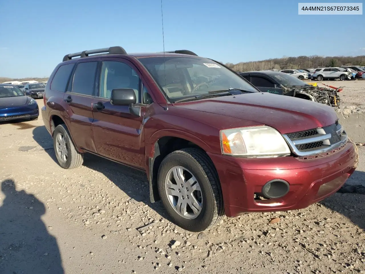 2007 Mitsubishi Endeavor Ls VIN: 4A4MN21S67E073345 Lot: 50901615