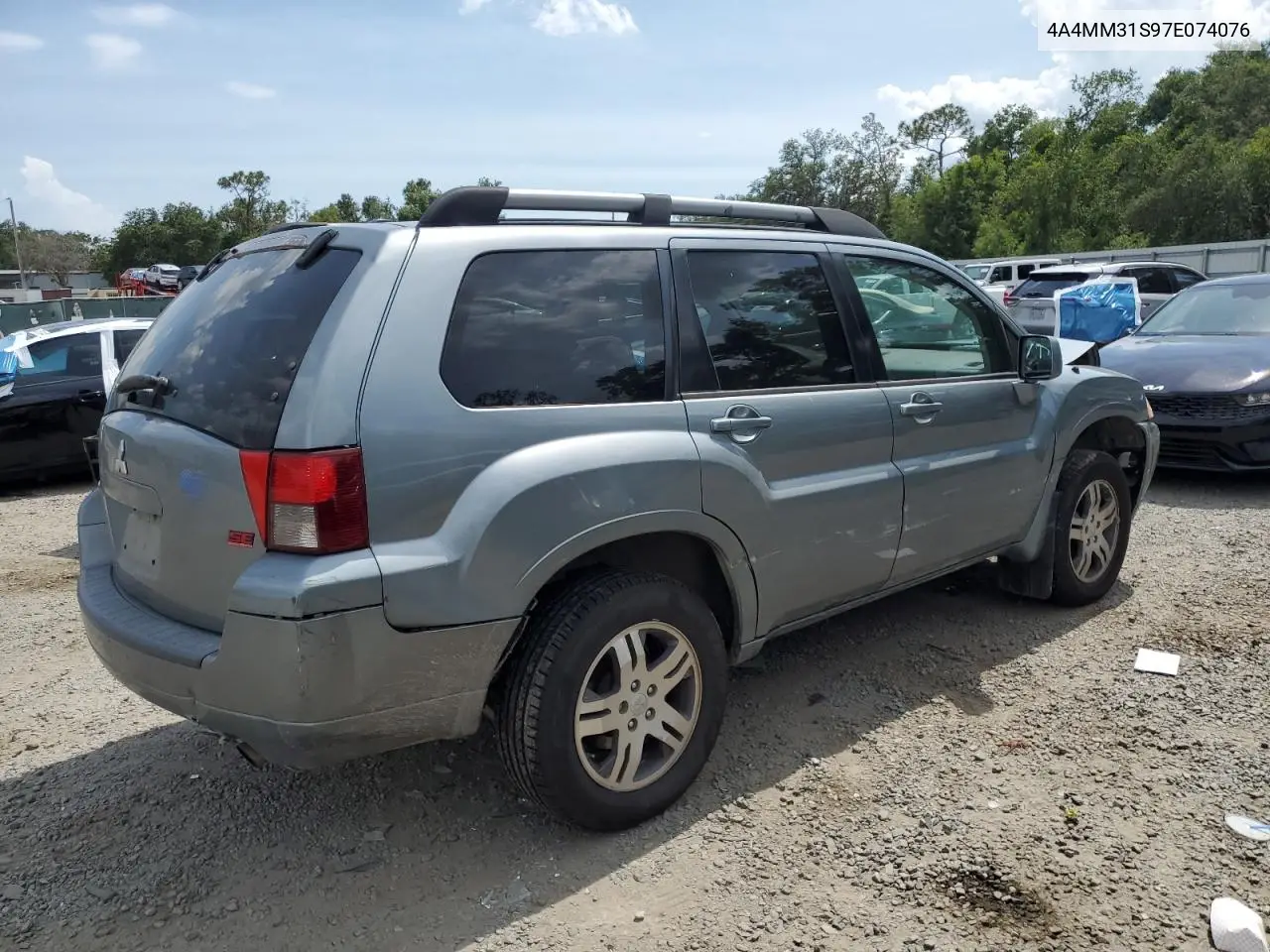 2007 Mitsubishi Endeavor Se VIN: 4A4MM31S97E074076 Lot: 57896615