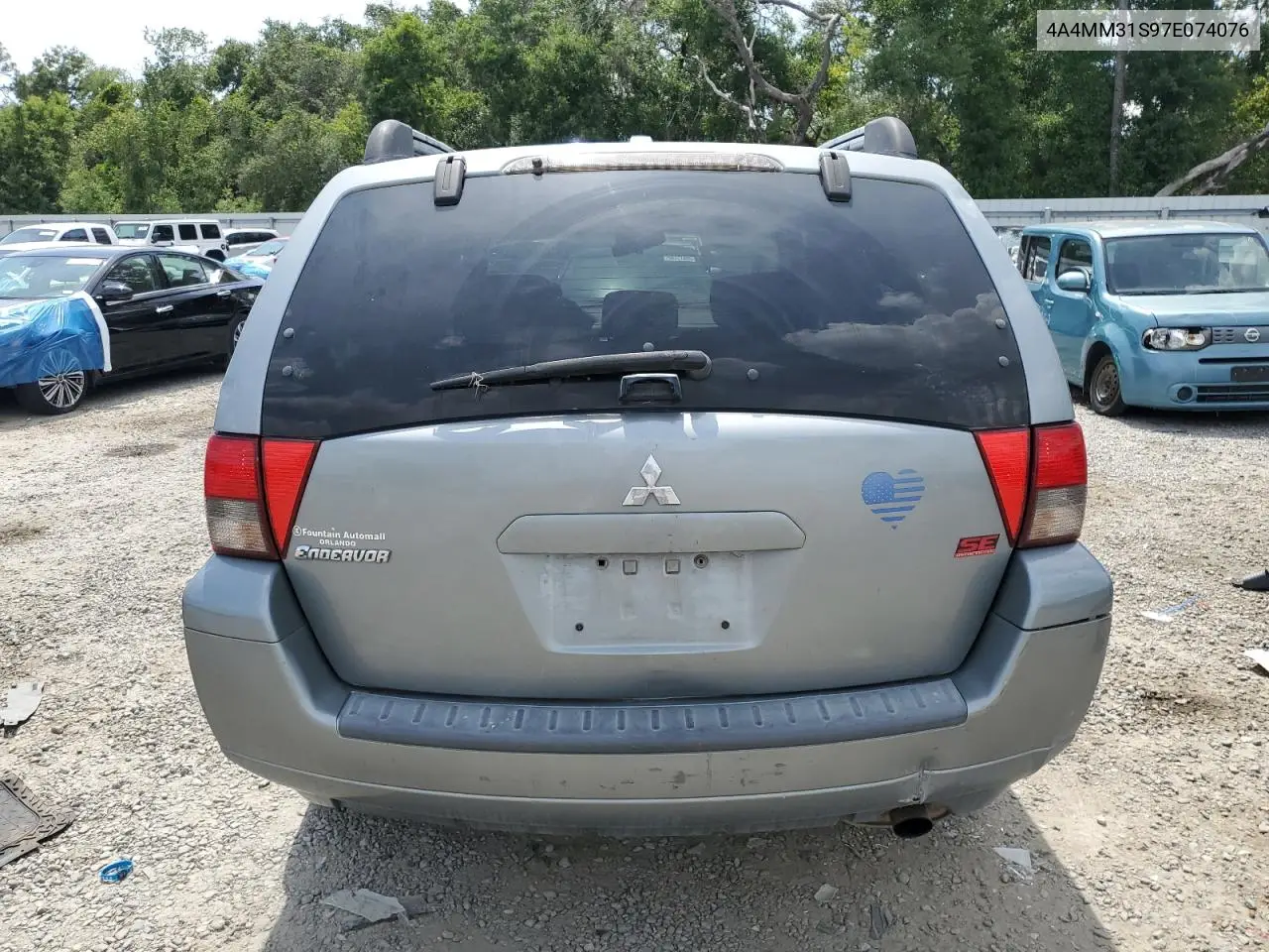 2007 Mitsubishi Endeavor Se VIN: 4A4MM31S97E074076 Lot: 57896615