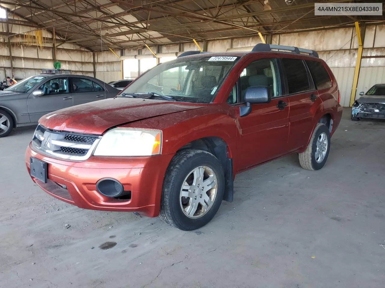 2008 Mitsubishi Endeavor Ls VIN: 4A4MN21SX8E043380 Lot: 42045525