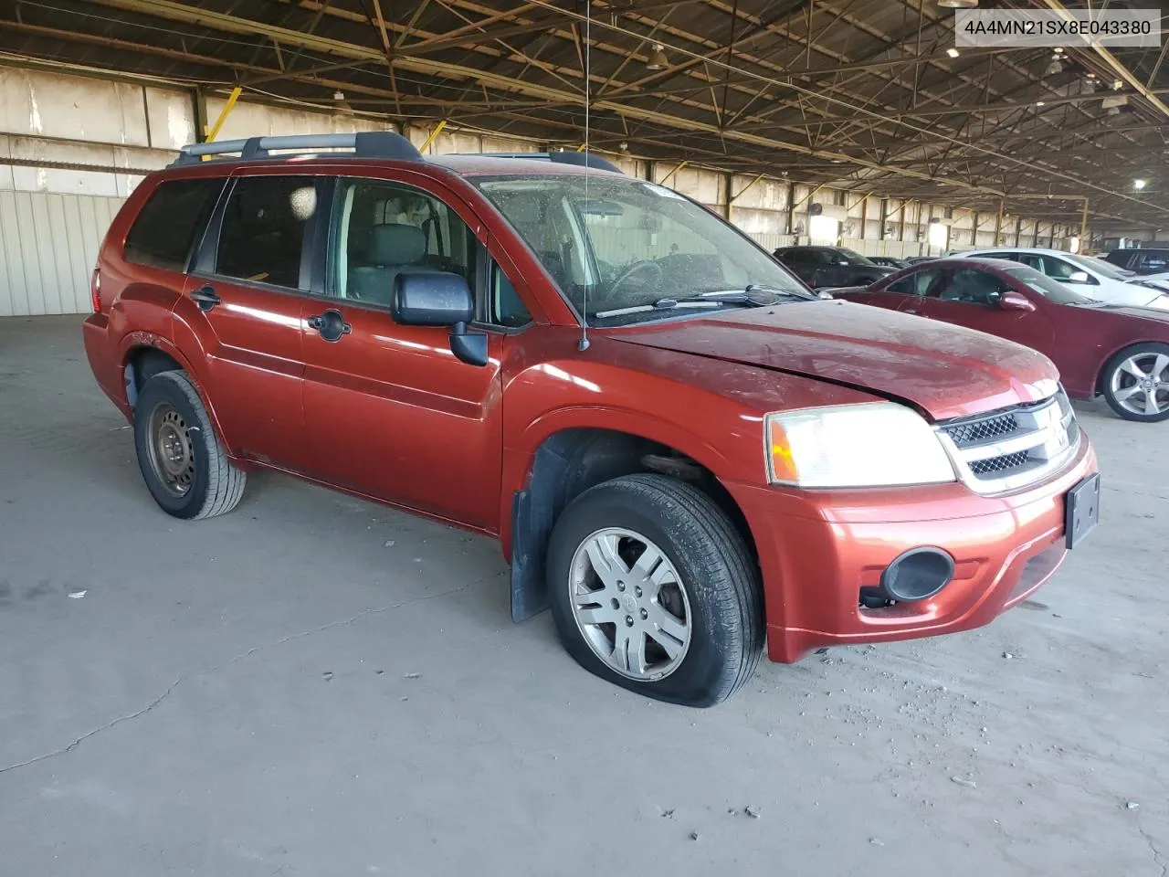 2008 Mitsubishi Endeavor Ls VIN: 4A4MN21SX8E043380 Lot: 42045525
