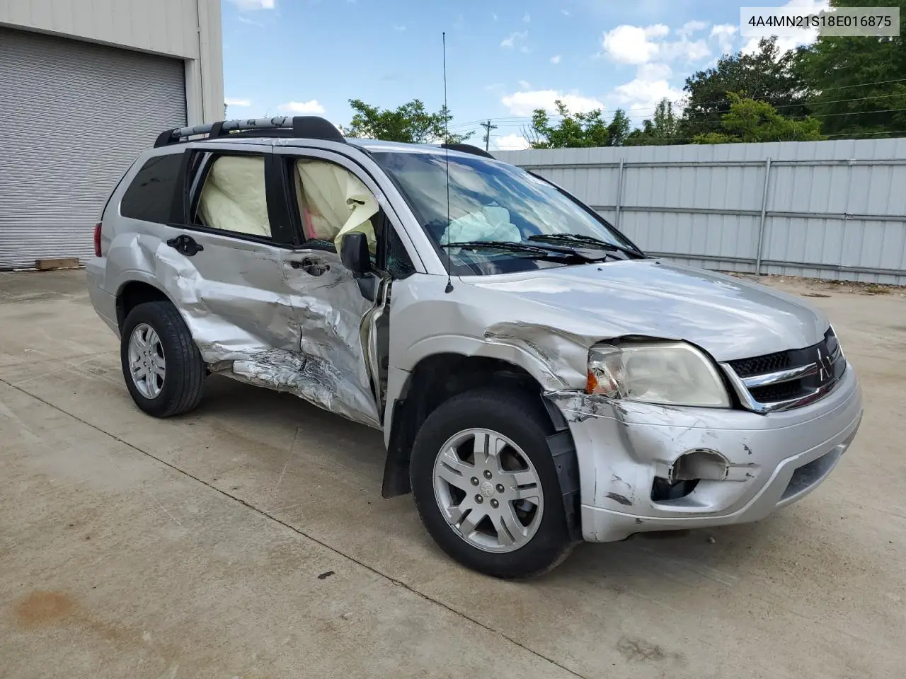 2008 Mitsubishi Endeavor Ls VIN: 4A4MN21S18E016875 Lot: 52778695