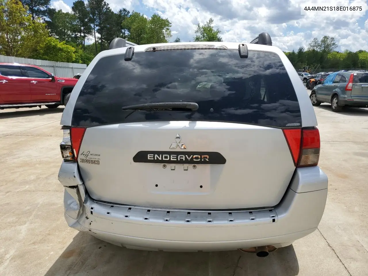 2008 Mitsubishi Endeavor Ls VIN: 4A4MN21S18E016875 Lot: 52778695