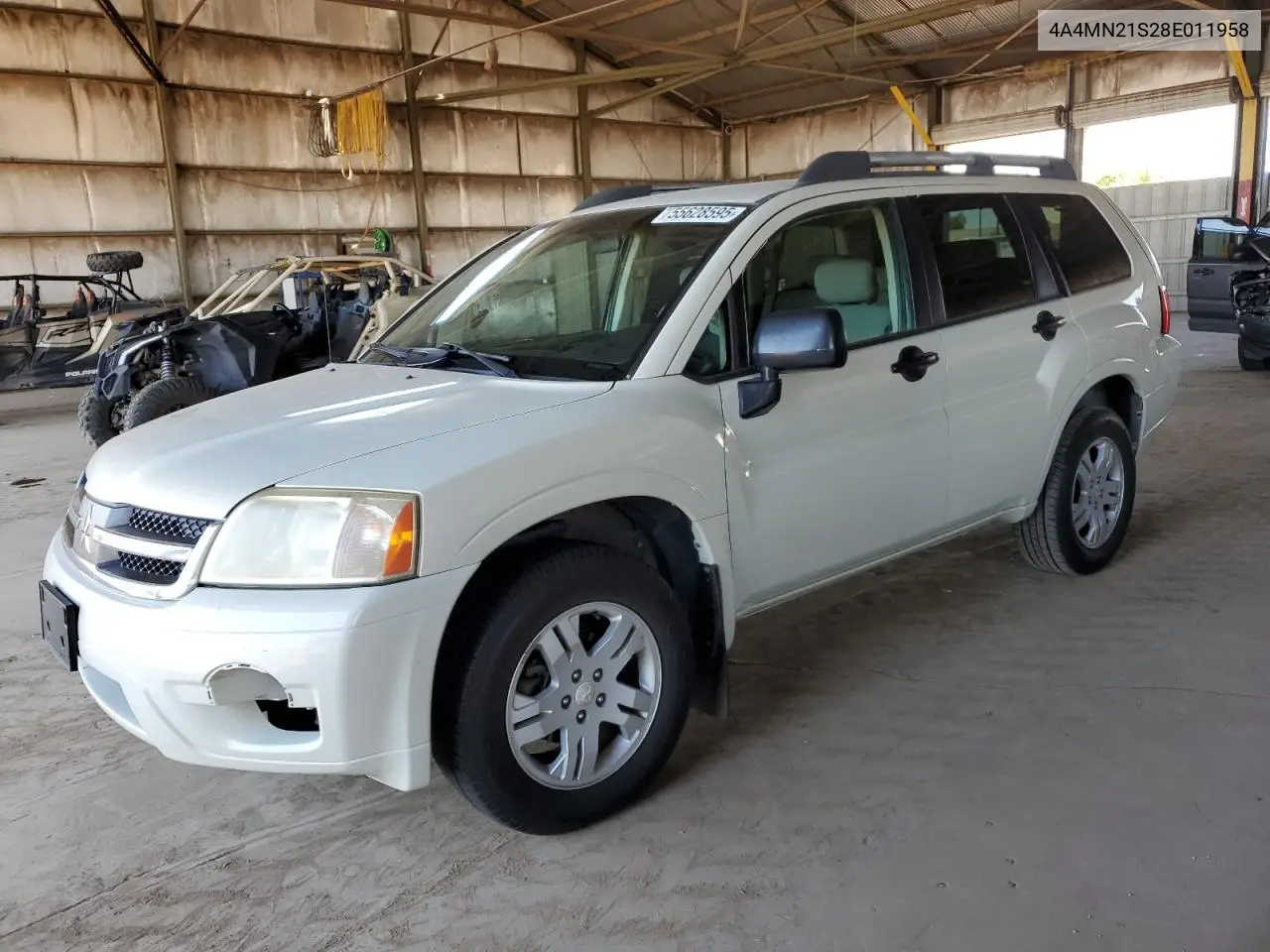 2008 Mitsubishi Endeavor Ls VIN: 4A4MN21S28E011958 Lot: 55628595